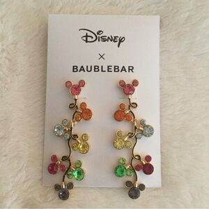 Disney x BaubleBar Colorful Mickey Earrings